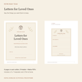 Letters for Loved Ones | Printable & Fillable Family Legacy Kit printable pages