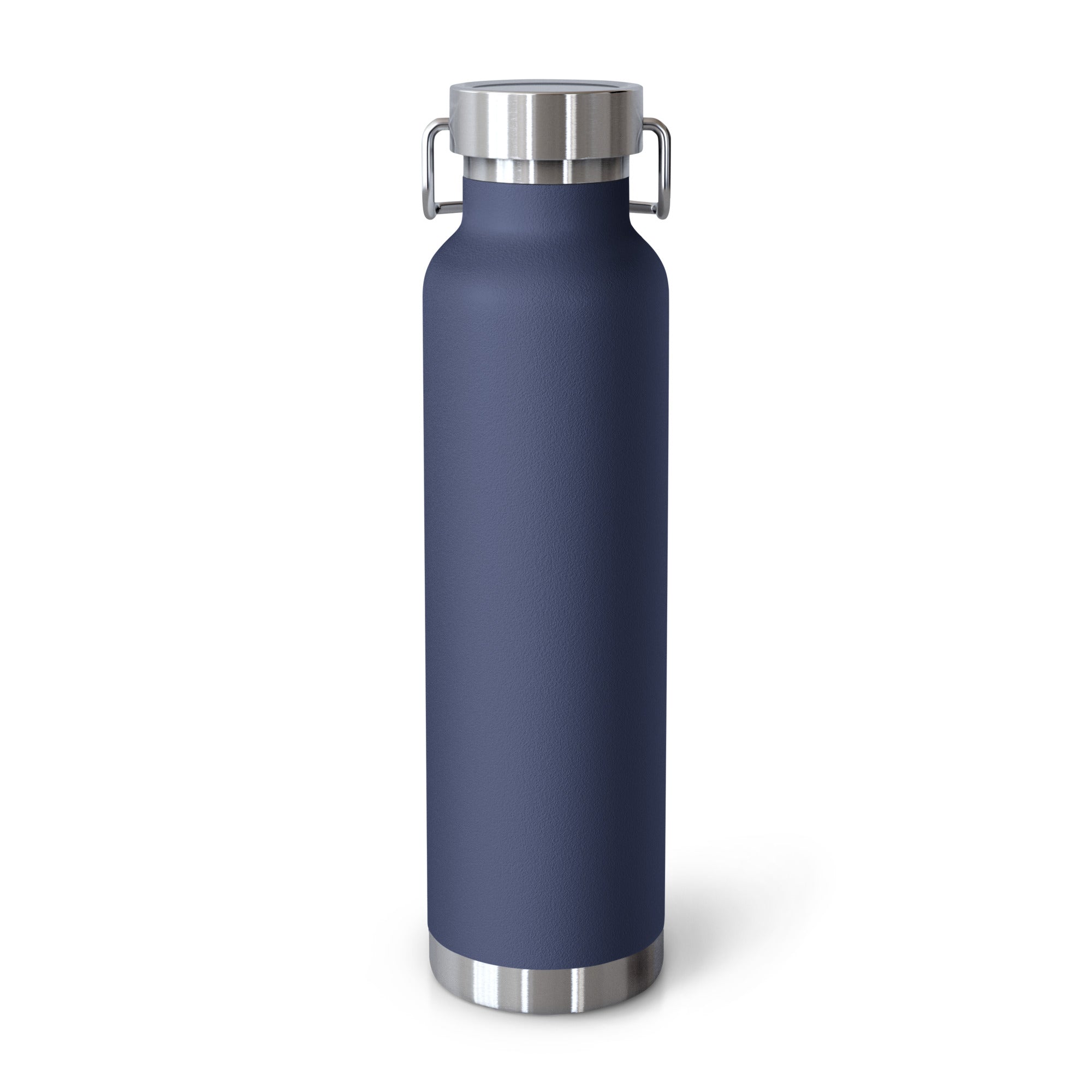 Leave More Than Money Insulated Bottle in Navy — back view