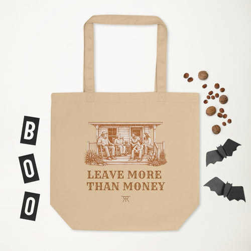 Retire Ready Texas Generations eco tote shown from the front