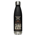 Black 17 oz Built for the Long Haul Retire Ready Texas water bottle