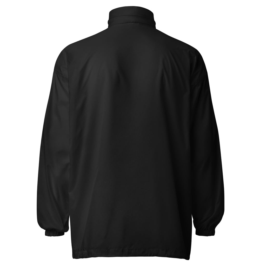 Back of black RRT Fieldline Packable Windbreaker