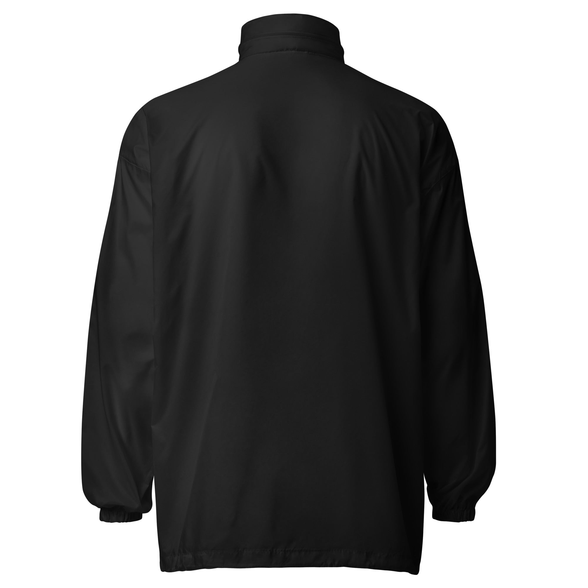 Back of black RRT Fieldline Packable Windbreaker